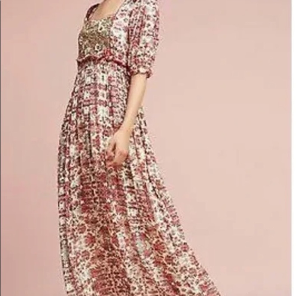 ANTHROPOLOGIE SIDELLA FLORAL MAXI DRESS by BHANUNI 4